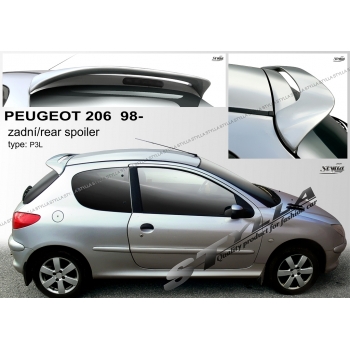Спойлер на крышку багажника для Peugeot 206
