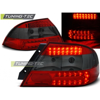 Задние фонари RED SMOKE LED для Mitsubishi Lancer 9 Sedan