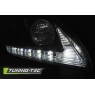 Передние фары TUBE LIGHT BLACK для Lexus RX II 330/ 350
