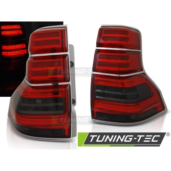 Задние фонари RED SMOKE LED для Toyota Land Cruiser Prado 150