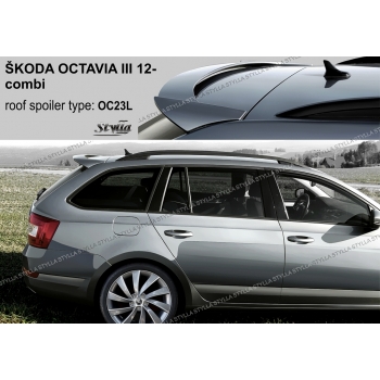 Спойлер на крышку багажника для Skoda Octavia III A7 combi