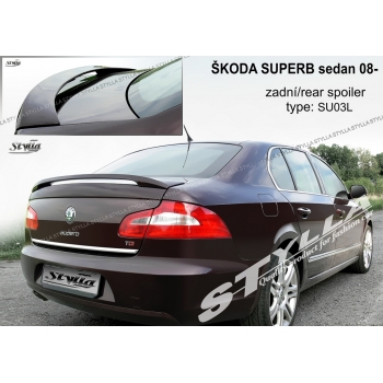 Спойлер на крышку багажника высокий для Skoda Superb II