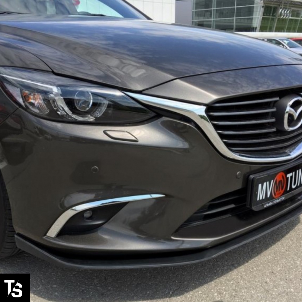 Мазда 2019 передний бампер. Бампер Mazda 6 GJ. Накладка бампер Мазда 6 GJ. Сплиттер Mazda 6 GJ. Задний сплиттер Mazda 6 GJ.